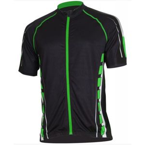 Pánsky cyklistický dres Bizioni MD62 čierna zelená